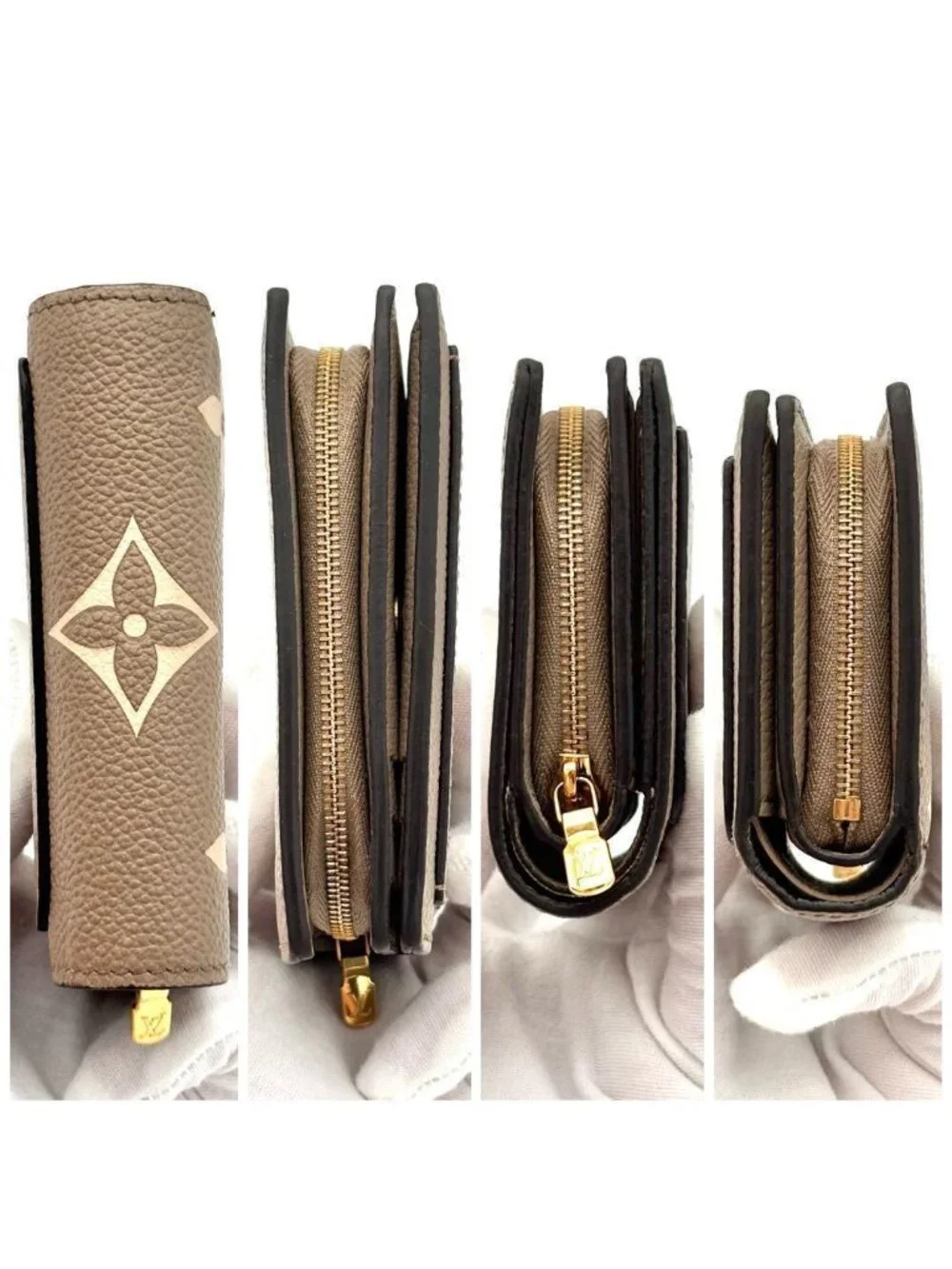 Louis Vuitton Wallet Portefeuille Clair Bicolor Tourterelle